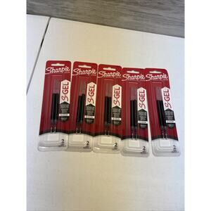 Sharpie Ink S-Gel - Gel Refill Sealed 5 Packs - 10 Total Refills